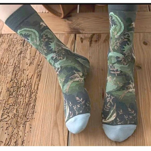 Colorful Cotton Socks 4 Pair Med - Picture 4 of 11